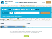 Tablet Screenshot of nieuwbouw-zeist.nl